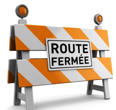 Fermeture route